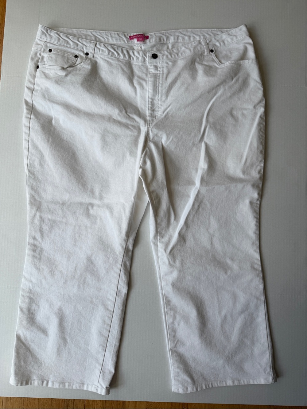 White Woman Within white Jeans size 28w